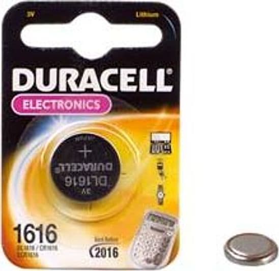 Pila Specialistica a Pastiglia al Litio (1616) Duracell 10 Blister