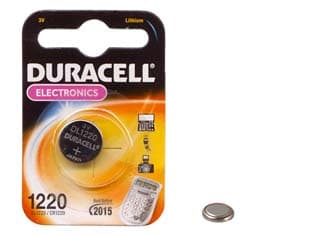 Pila Specialistica a Pastiglia al Litio (1220) Duracell 10 Blister - 2