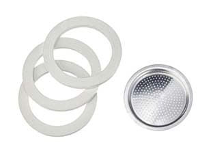 Set Guarnizioni Moka PZ.3 + 1 Filtro 2 Tazze Bialetti 6 Blister - 2