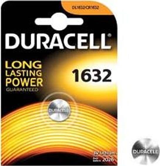 Pila Specialistica a Pastiglia al Litio (1632) Duracell 10 Blister