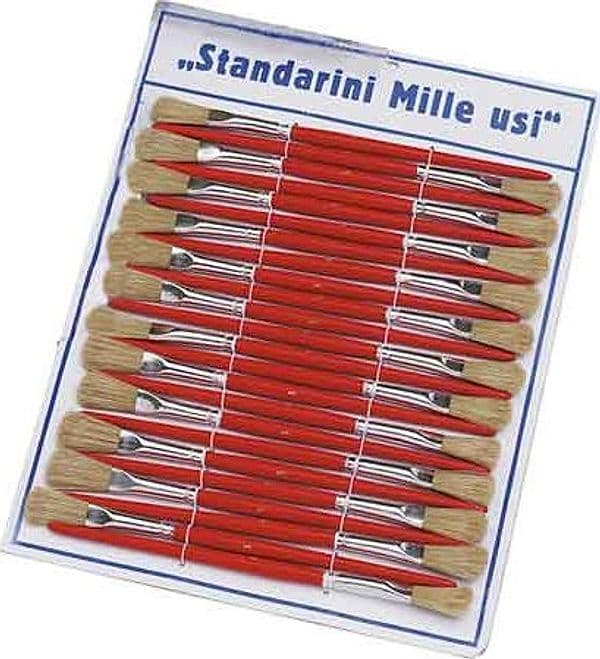 Pennelli Standarini su Cartella N° 1 Pennellificio Partenopeo 24 Pezzi - 2
