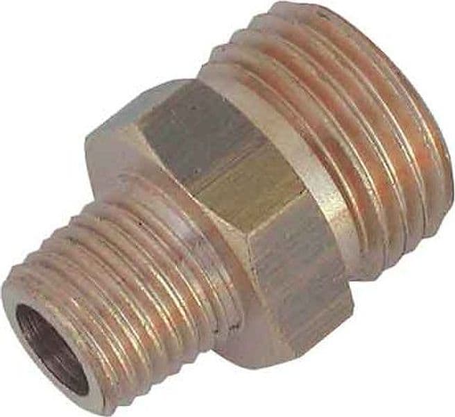 Raccordo Doppio Maschio 3/8 Conico x W20X1/4 Sx - 2