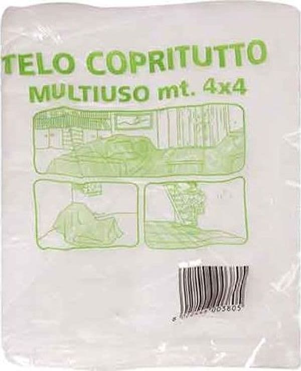 Telo Copritutto Pesante 4 x 4 m 90 Pezzi – Autres