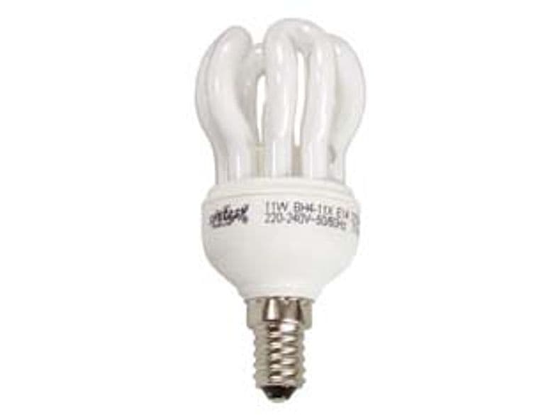 Lampada Elettronica Compatta E14 11 W E14 2700 °k Calda Syntesy - 2