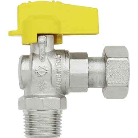 Rubinetto a Squadra per Gas Maschio Dado Girev. ½ x ¾ Fiv - 2