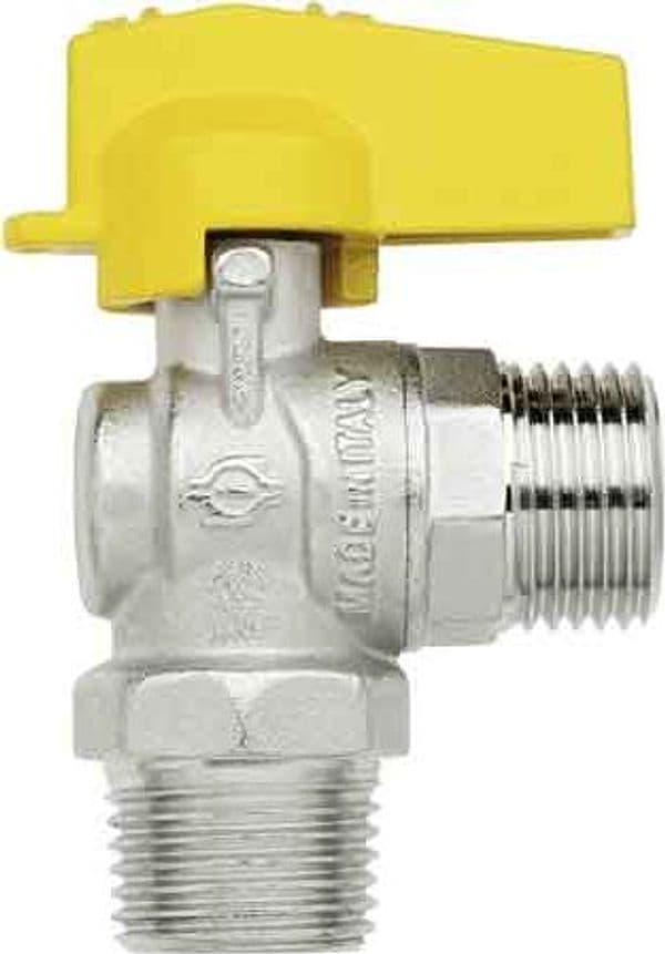Rubinetto a Squadra per Gas M.m. 1/2 Tiemme