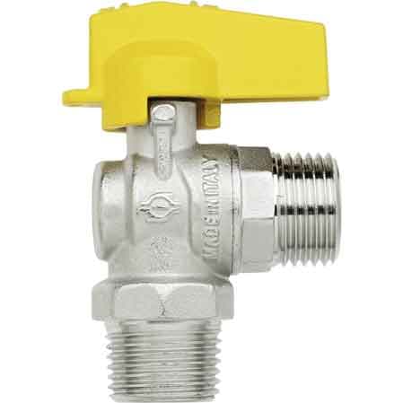 Rubinetto a Squadra per Gas M.m. ½ Tiemme - 2