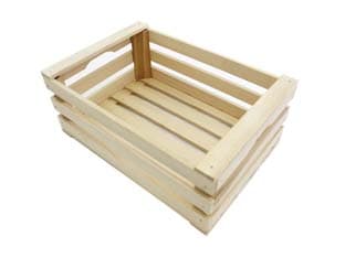 Cassetta in Legno 30 CMX20X10H. Calder 3 Pezzi - 2