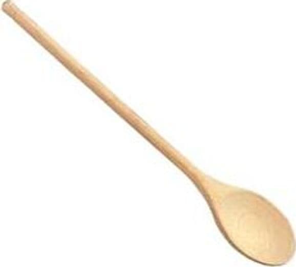 Cucchiaio Ovale in Legno 40 cm Calder 6 Pezzi