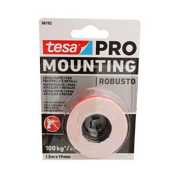 Nastro Biadesivo Powerbond Mm 19 x 1,5 m Tesa - 2
