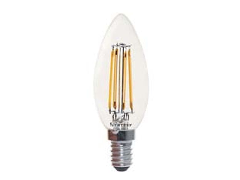 Lampada Filo LED Oliva Chiara E14 5 W E14 2700 °k Calda 470LM Cl 10 Pezzi – Syntesy