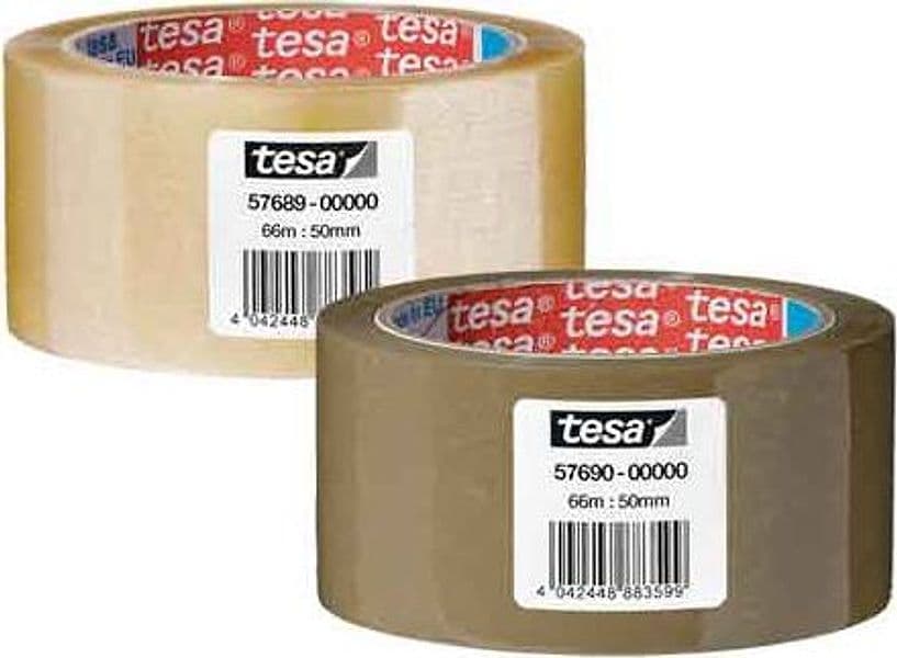 Nastro Imballo Silenzioso Mm 50 x 66 m Tesa Avana 36 Pezzi