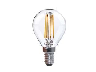 Lampada Filo LED Sfera Chiara E14 5 W E14 2700 °k Calda 470 Lm Cl 10 Pezzi - 2