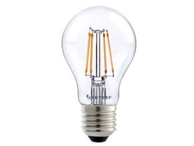 Lampada Filo LED Goccia E27 8 W E27 2700 °k Calda 806 Lm Cl. En.e 10 Pezzi – Syntesy