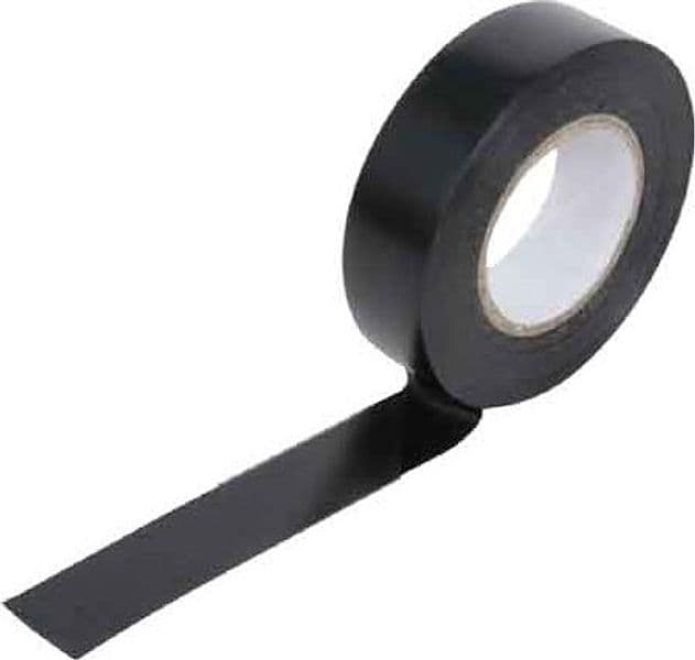Nastro Isolante Mm 15 x 10 m Nero 10 Pezzi - 2