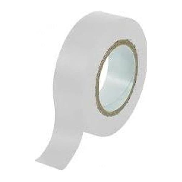 Nastro Isolante Mm 19 x 25 m Bianco 12 Pezzi - 2