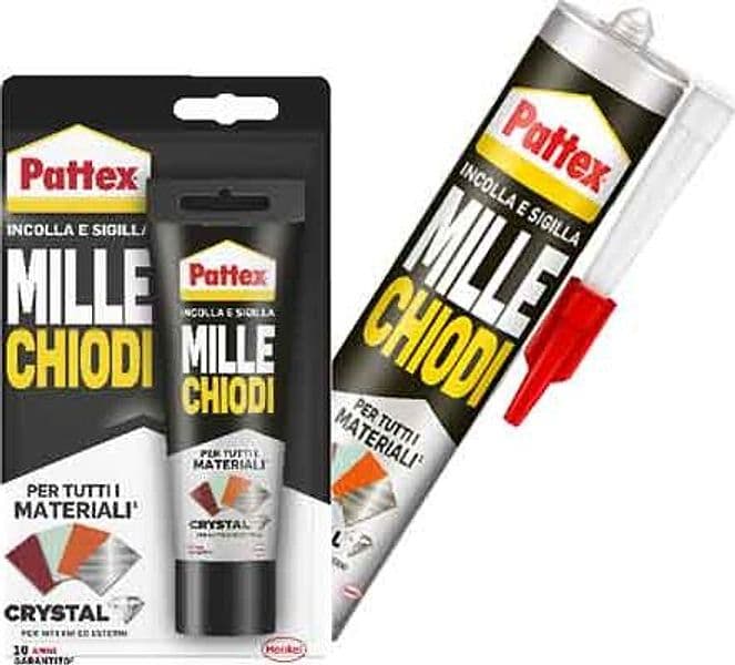Sigillante Millechiodi Crystal 90 Gr Pattex Blister - 2