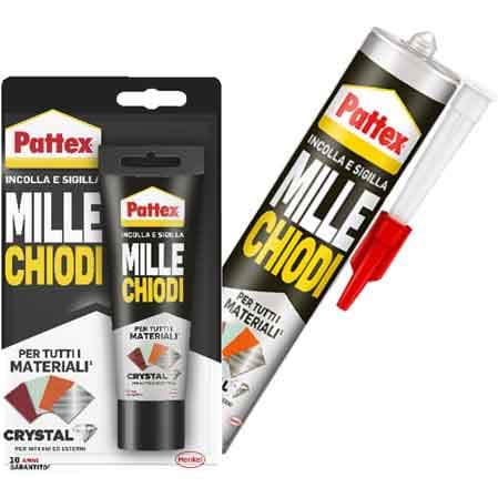 Sigillante Millechiodi Crystal 90 Gr Pattex Blister - 2