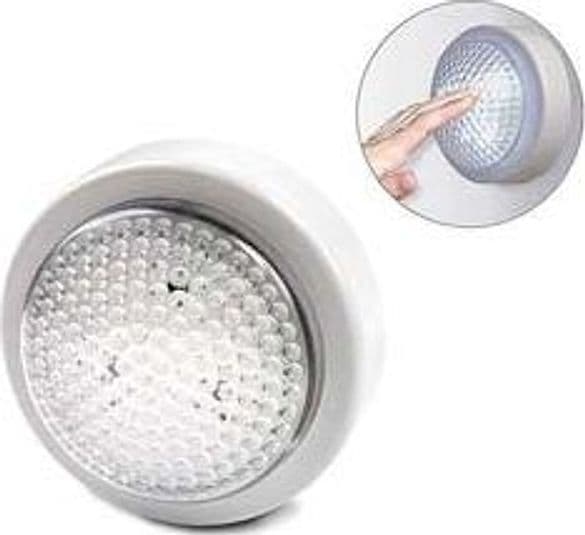 Lampada a Pressione LED Rotonda 0,1 W 10 Lumen Ø 100 mm MMX50 12 Pezzi