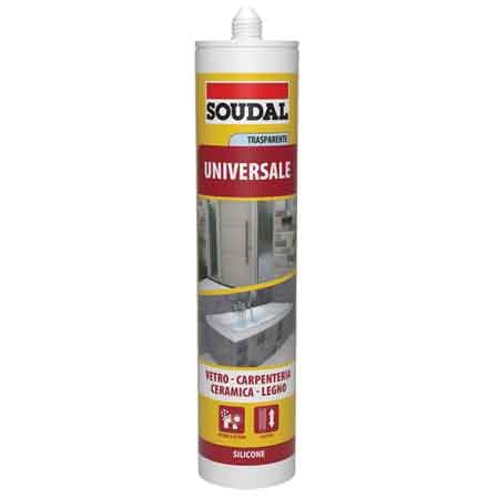 Silicone Universale Soudal 280 ml Grigio - 2