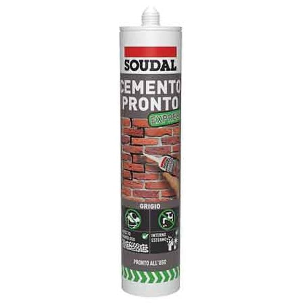 Sigillante Granuloso Repair Express Soudal 300 ml Grigio - 2