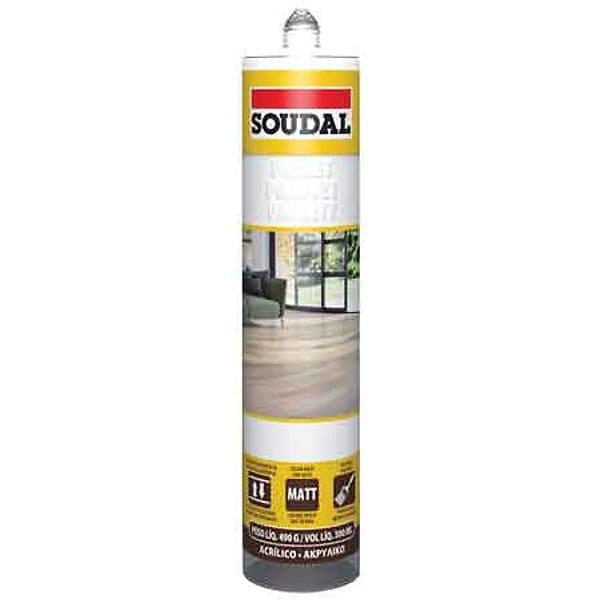 Silicone Legno Soudal 300 ml Grigio Chiaro - 2