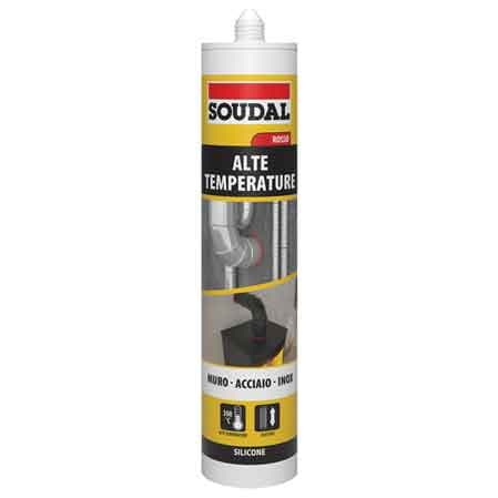 Silicone Alte Temperature Soudal 310 ml Nero - 2