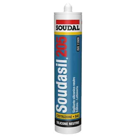 Sigillante Neutro per Edilizia Soudasil 205 Soudal 310 Bronzo Testa di Moro - 2
