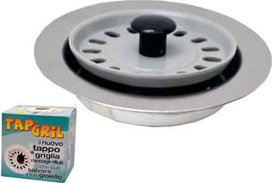 Tappo a Griglia per Lavelli Flangia Ø 70 Mary Plast - 2