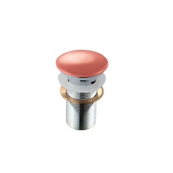 Piletta Scarico Click Clack Lavabo Fancy con Troppo Pieno Dh Salmone - 2