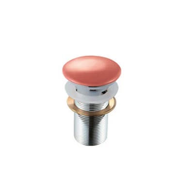 Piletta Scarico Click Clack Lavabo Fancy con Troppo Pieno Dh Salmone - 2