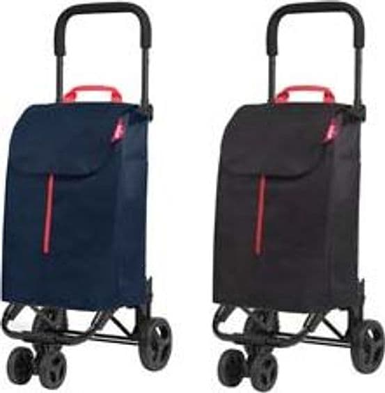 Carrello Spesa 50 Litri Twin 4 Ruote Blu Gimi - 2