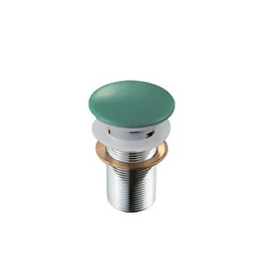 Piletta Scarico Click Clack Lavabo Fancy con Troppo Pieno Dh Verde Foresta - 2