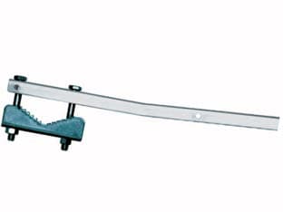 Stendibiancheria Fisso da Balcone in Acciaio Zincato 58 CMX3X1,5 1 Coppia - 2