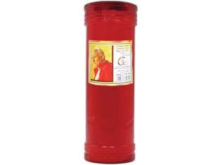 Cero Votivo Papa Giovanni Ø 8 mm CMX21H. 400 g Durata 86 Ore Circa 12 Pezzi - 2