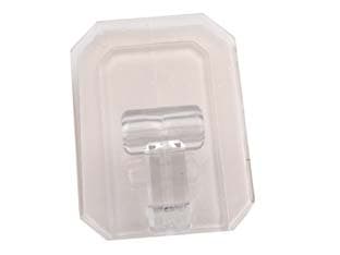 Ganci Giganti Adesivi in Plastica Trasparenti 58 MMX78H 25 Pezzi - 2