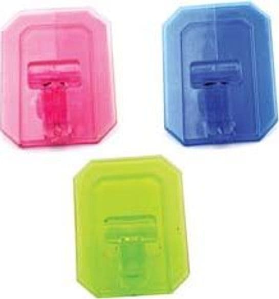 Ganci Giganti Adesivi in Plastica Trasparenti Colori Assortiti 59 25 Pezzi