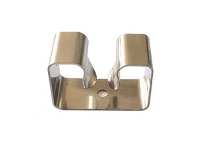 Gancio Appendiscopa 1 Posto Acciaio Inox Senza Base 12 Pezzi - 2