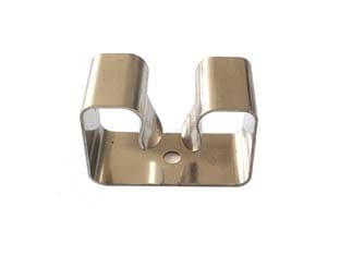 Gancio Appendiscopa 1 Posto Acciaio Inox Senza Base 12 Pezzi - 2
