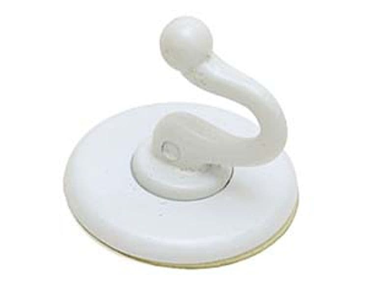 Ganci Adesivi Smeraldo Bianchi Ø 36 mm 20 Pezzi - 2