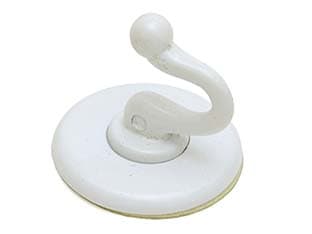 Ganci Adesivi Smeraldo Bianchi Ø 36 mm 20 Pezzi - 2