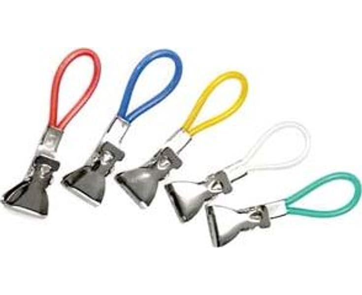 Set 5 Porta Strofinacci a Pinzetta Doppio Scatto Metaltex 6 Pezzi - 2