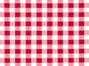 Tovagliato Sunny Felpato Quadrettato Rosso 140 Cmh, Rotolo da 20 m 20 m - 2