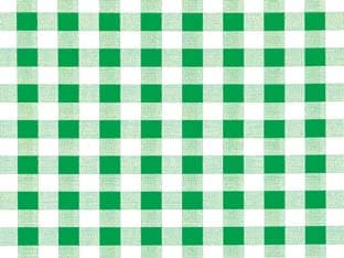 Tovagliato Sunny Felpato Quadrettato Verde 140 Cmh, Rotolo da 20 m 20 m - 2