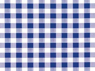 Tovagliato Sunny Felpato Quadrettato Blu 140 Cmh, Rotolo da 20 m 20 m - 2