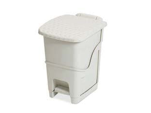 Pattumiera Rattan Bianco 6 l ART.440 20 CMX25X28H. 6 l Dea Home 14 Pezzi - 2