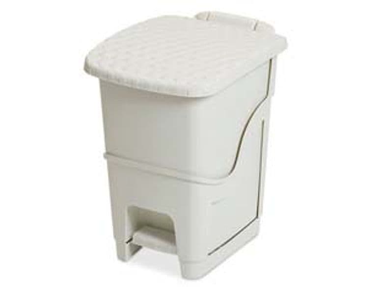 Pattumiera Rattan Bianco 18 l ART.441 28 CMX35X40H. 18 l Dea Home 10 Pezzi
