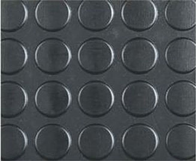 Pavimento Gomma Nero Rotolo 10 MX1,2 Spessore 3 mm Peso 3,8 kg al Mq 12 Mq - 2