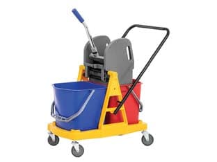 Carrello Lavapavimento Mocio Strizzatore Clean Hard 34 l di Capienza 71 - 2