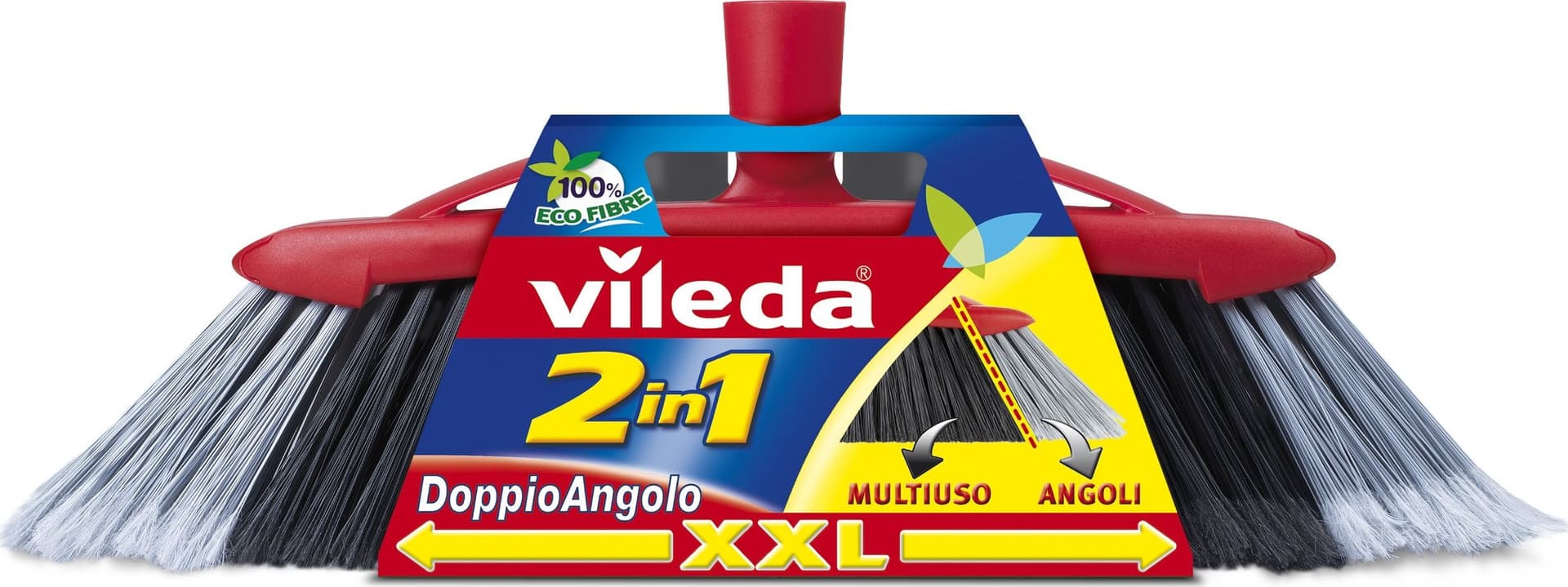 Scopa Domestica Doppio Angolo 2 in 1 Vileda 6 Pezzi